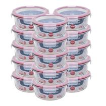Pote Hermético De Vidro Kit C/ 15 Potes De 930ml - C/ Trava Dolce Home