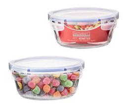 Pote Hermético de Vidro Organizador Para Alimentos/cozinha