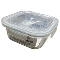 Pote Hermético de Vidro Quadrado 800 ml