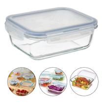 Pote Hermético de Vidro Transparente com Tampa Plástica 1 Litro - Lyor