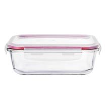 Pote Hermetico Dynasty Retangular Em Vidro Com Tampa 1040ml 27129