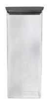 Pote hermético Elegance 2900ml tampa cinza Micromax Pote hermético Elegance 2900ml tampa cinza Micromax