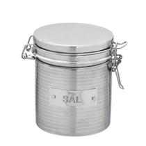 Pote Hermético em Aço Inox 750ml para Sal 12cm Espressione