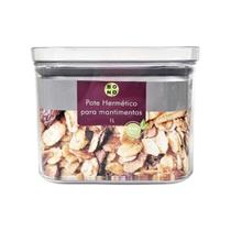 Pote Hermético Empilhável em Acrílico para Mantimentos 1 litro