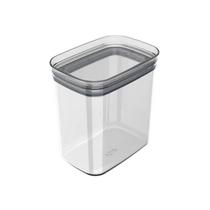 Pote Hermético Empilhável Quadrado Dispensa Alimentos 1,5l Pote Hermético Empilhável Quadrado Dispensa Alimentos 1,5l
