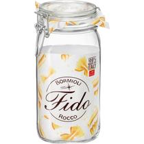 Pote Hermético Fido Bormioli Rocco 22x11cm Vidro Transparente 1,5L para Cozinha Mantimentos e Alimentos Pote Hermético Fido Bormioli Rocco 22x11cm Vidro Transparente 1,5L para Cozinha Mantimentos e Alimentos