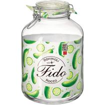 Pote Hermético Fido Bormioli Rocco 28x18x18cm Vidro Transparente 5L Utensílio de Cozinha para Preparo e Servir Pote Hermético Fido Bormioli Rocco 28x18x18cm Vidro Transparente 5L Utensílio de Cozinha para Preparo e Servir