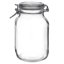 Pote Hermético Fido Transparente 2 Litros Bormioli