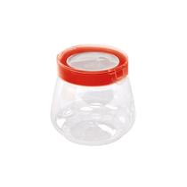 Pote Hermético Flip 1,1L Redondo Pequeno Plasútil Pote Hermético Flip 1,1L Redondo Pequeno Plasútil