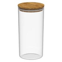 Pote Hermético Keep Redondo 1,5L com Tampa em Bambu PHB355NT - Ou Pote Hermético Keep Redondo 1,5L com Tampa em Bambu PHB355NT - Ou