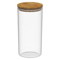 Pote Hermético Keep Redondo 1,5L com Tampa em Bambu PHB355NT - Ou