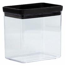 Pote hermético Lumini Black retangular Paramount 1.300 ml Pote hermético Lumini Black retangular Paramount 1.300 ml