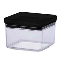 Pote Hermético Lumini Quadrado Black 480ml