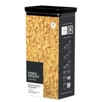Pote Hermético Lumini Retangular Black 2,6 Litros Empilhável Pote Hermético Lumini Retangular Black 2,6 Litros Empilhável