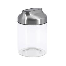 Pote Hermético Mantimentos Vidro 720Ml Tampa Inox Alimentos