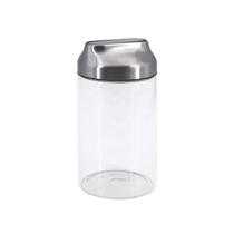 Pote Hermético Mantimentos Vidro 960Ml Tampa Inox Alimentos