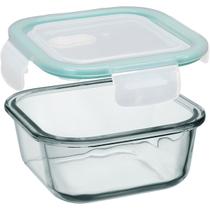POTE HERMÉTICO MARMITA VIDRO TEMPERADO 650ml 6x13x13cm TRANSPARENTE