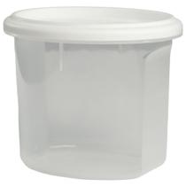Pote Hermético Médio 0,8 Litros Branco Pote Hermético Médio 0,8 Litros Branco