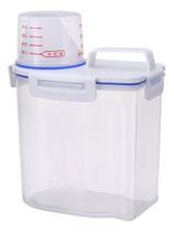 Pote Hermético Multiuso Com Dosador Cereais Sabão em Pó 2kg