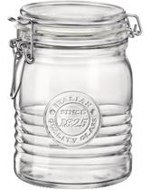 Pote Hermético Officina 1825 Bormioli Rocco 14x11x11cm Vidro Transparente 750ml Utensílio de Cozinha para Preparo e Servir Pote Hermético Officina 1825 Bormioli Rocco 14x11x11cm Vidro Transparente 750ml Utensílio de Cozinha para Preparo e Servir