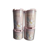 Pote Hermético Organiza Alimentos Easy Lock 4 Peças - ul