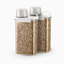 Pote Hermético Organizador Alimentos C/ Dosador Prático