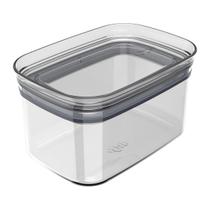 Pote Hermético Organizador Incolor 0,65 Litros Multiuso Para Cozinha Guardar Mantimentos Grãos Farinhas Massas Pote Hermético Organizador Incolor 0,65 Litros Multiuso Para Cozinha Guardar Mantimentos Grãos Farinhas Massas