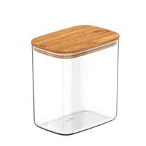 Pote Hermético Organizador Retangular Keep 1,5 Litros Natural Ou
