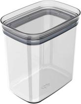 Pote hermético organizador retangular Ou 1,5L Natural Linha Block