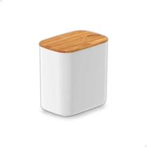 Pote Hermético Organizador Tampa De Bambu 1,5 Litro - Ou Pote Hermético Organizador Tampa De Bambu 1,5 Litro - Ou