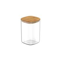 Pote Hermético Organizador Tampa de Bambu Keep Ou 1 Litro