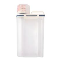 Pote hermético para armazenamento com medidor 2l clink