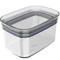 Pote Hermético Pequeno Retangular com Tampa 650ml Porta Mantimentos Cozinha - Ou