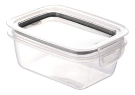 Pote Hermético Plástico Retangular Mantimentos 360 Ml Plasútil