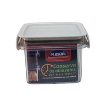 Pote Hermético Plasútil 380ml com Trava Ideal p/ Condimentos
