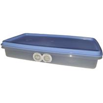 Pote Hermético Porta Frios Berlim Dup 750ml Tampa Micro-Ondas Lava-Louças Freezer Bpa Free