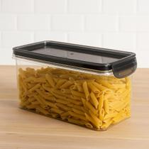 Pote Hermético Porta Mantimentos 875ml Organizador Cozinha Dispensa Armário Acrílico Retangular Pote Hermético Porta Mantimentos 875ml Organizador Cozinha Dispensa Armário Acrílico Retangular