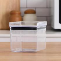 Pote Hermético Porta Mantimentos Acrílico Com Tampa 450ml
