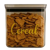 Pote Hermético Porta Mantimentos Empilhavel Vedado 1,5l Com Etiqueta Pote Hermético Porta Mantimentos Empilhavel Vedado 1,5l Com Etiqueta