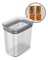 Pote Hermético Porta Mantimentos Empilhavel Vedado 1,5l Pote Hermético Porta Mantimentos Empilhavel Vedado 1,5l