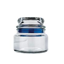 Pote Hermético Porta Mantimentos Multiuso Vidro 300ml Azul