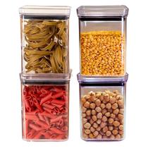 Pote Hermético Quadrado 1.000ml - Kit 4 Peças - Paramount