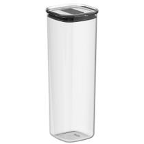 Pote hermetico quadrado 2l duo lock natural Pote hermetico quadrado 2l duo lock natural