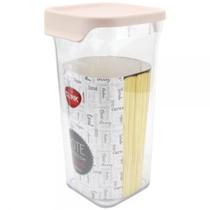 Pote Hermetico Quadrado de Plastico 1400ML