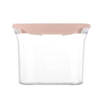 Pote Hermético Quadrado de Plástico 500ml