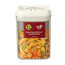 Pote Hermético Quadrado Flip Tite 1,8 Litros - Bono Pote Hermético Quadrado Flip Tite 1,8 Litros - Bono