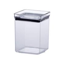 Pote Hermético Quadrado Lumini Empilhável 1000 Ml 1162 C 10 Cm X L 10 Cm X A 14 Cm - 1162 - PARAMOUNT