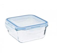 Pote Hermetico Quadrado Marmita de Vidro 800 ML - Mimo Pote Hermetico Quadrado Marmita de Vidro 800 ML - Mimo