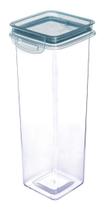 Pote Hermético Quadrado Organizador Mantimento 1,6 Litros Cristal Plasutil Pote Hermético Quadrado Organizador Mantimento 1,6 Litros Cristal Plasutil