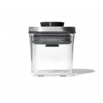 Pote Hermético Quadrado Steel Pop 0,2 Litros Oxo Pote Hermético Quadrado Steel Pop 0,2 Litros Oxo